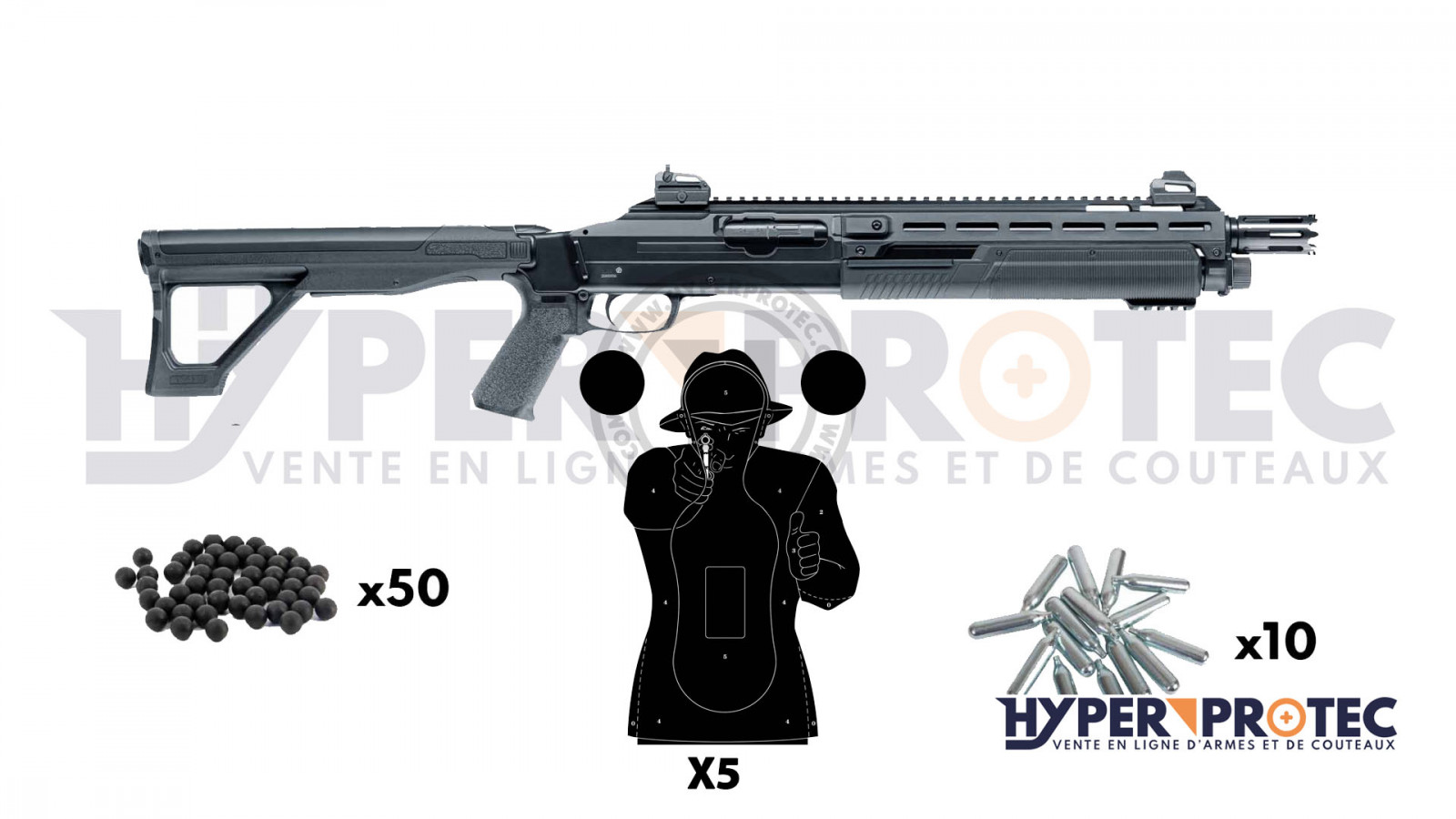 Bile cu piper cu miez de oțel T4E cal. 68 - 10 bile cu piper