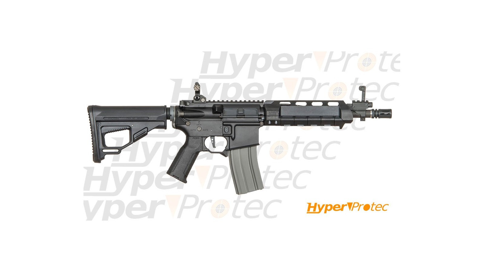 Компактна въздушна пушка AEG Ares M4-AA, черна – калибър 6 мм 1j Компактна въздушна пушка AEG Ares M4-AA, черна – калибър 6 мм 1j
