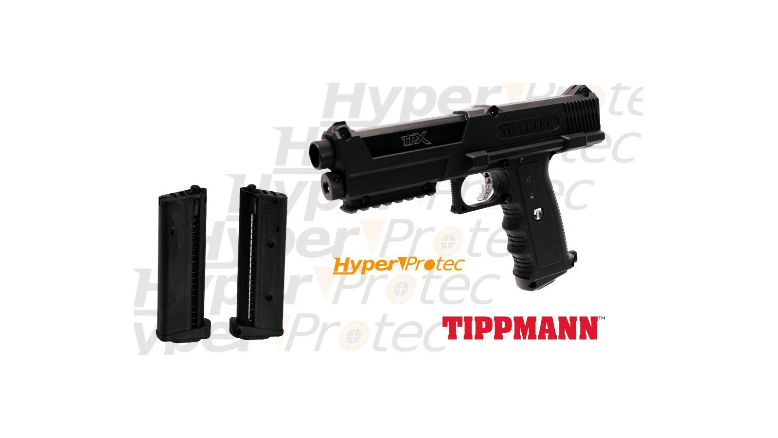 Ръчен пусковик Tippman TipX черен v2.0 кал. 68 с куфар Ръчен пусковик Tippman TipX черен v2.0 кал. 68 с куфар