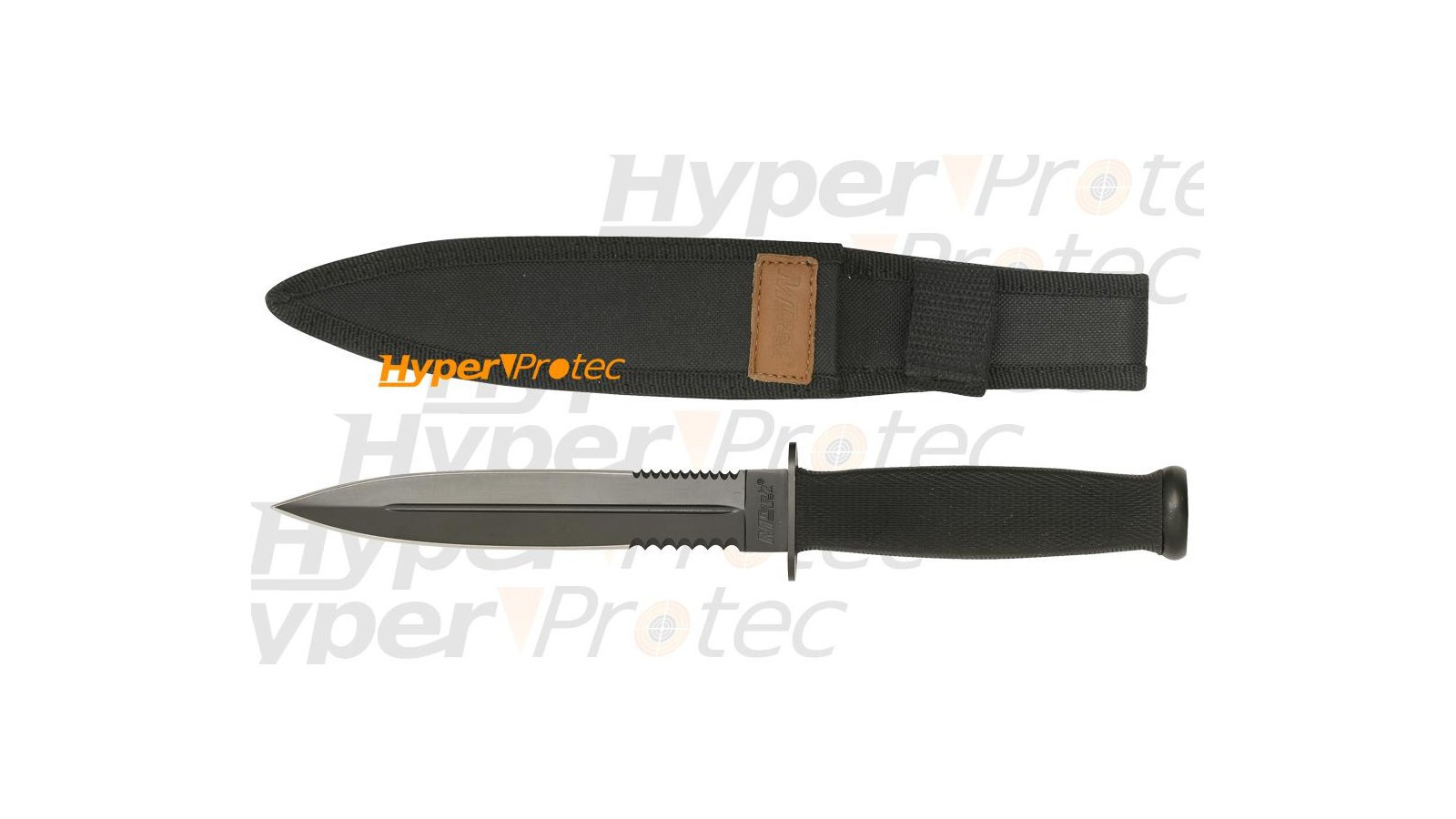 Нож mtech с острие с две остриета – 16,5 см