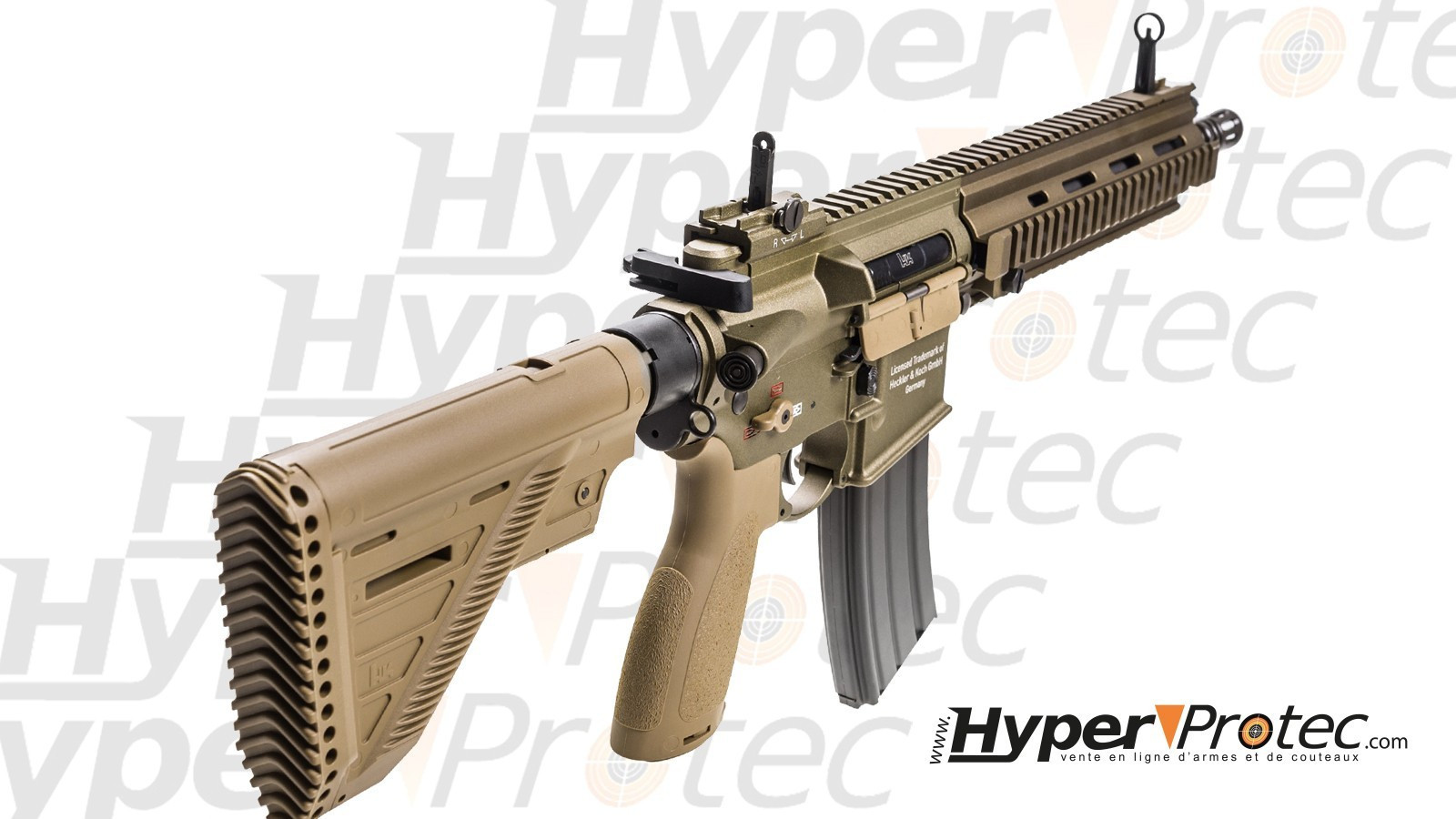 HK 416 A5 Umarex / VFC AEG în culoarea negru sau maro