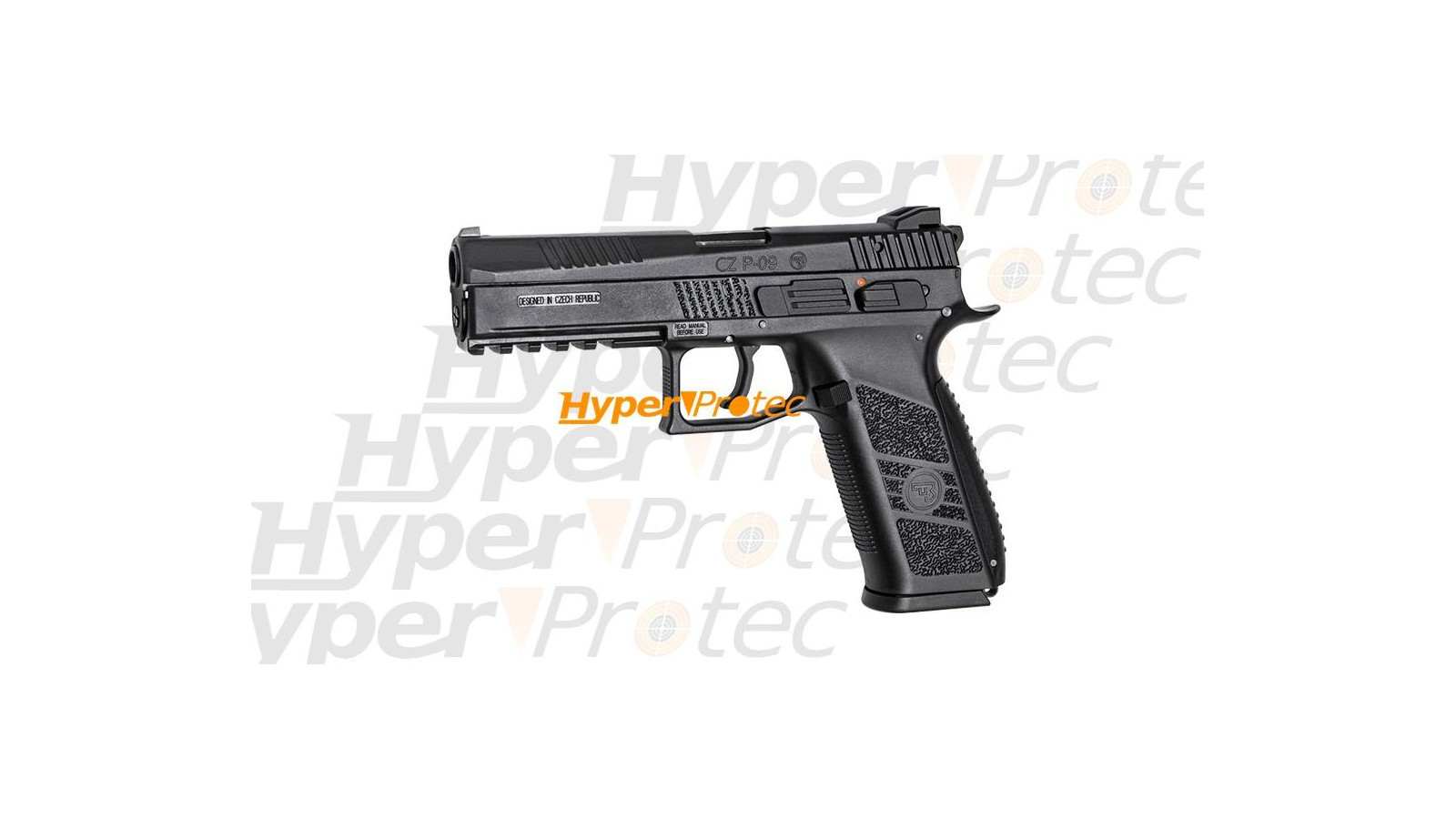 Cz p-09 replică airsoft cu gaz blowback