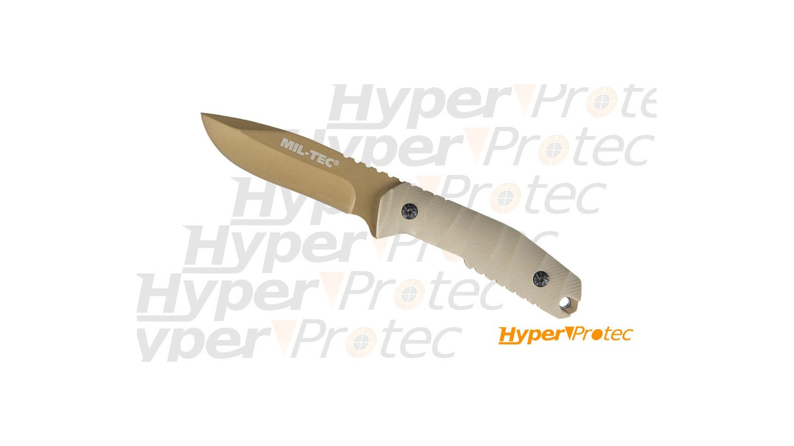 Cuțit militar TAN coyote ultra-rezistent cu mâner G10