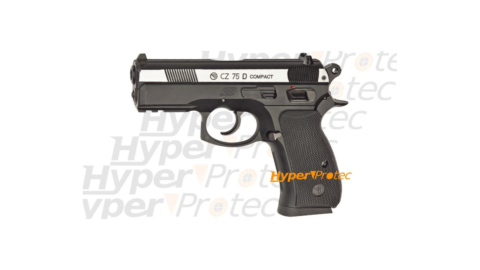 Невероятна промоция CZ 75D Compact с никелирана затворна камера 4,5 мм + амуниции