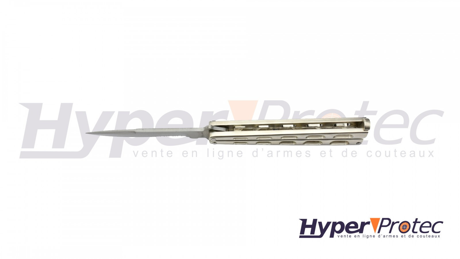 Cuțit fluture Max Knives cromat auriu