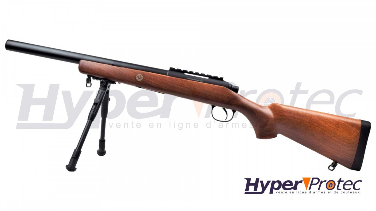 Carabină de vânătoare tip sniper airsoft Well MB02BW