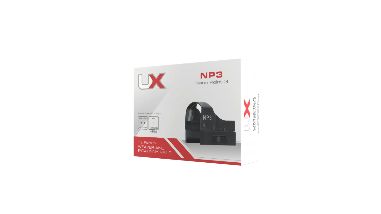 Cătare cu punct roșu și verde UX NP3 Tactical