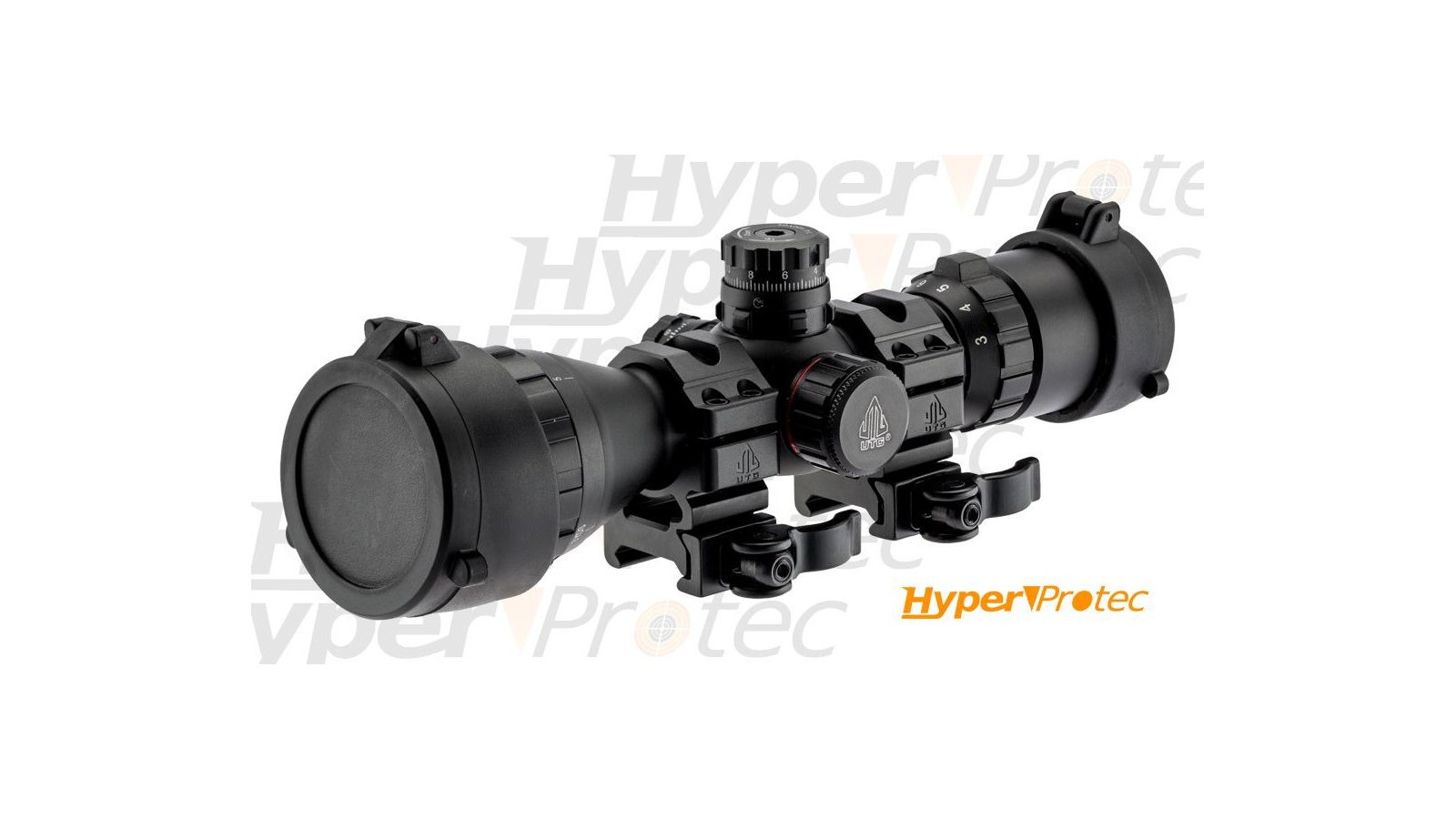 Оптически мерник UTG 3-9×32 Compact CQB Bug Buster AO RGB Оптически мерник UTG 3-9×32 Compact CQB Bug Buster AO RGB