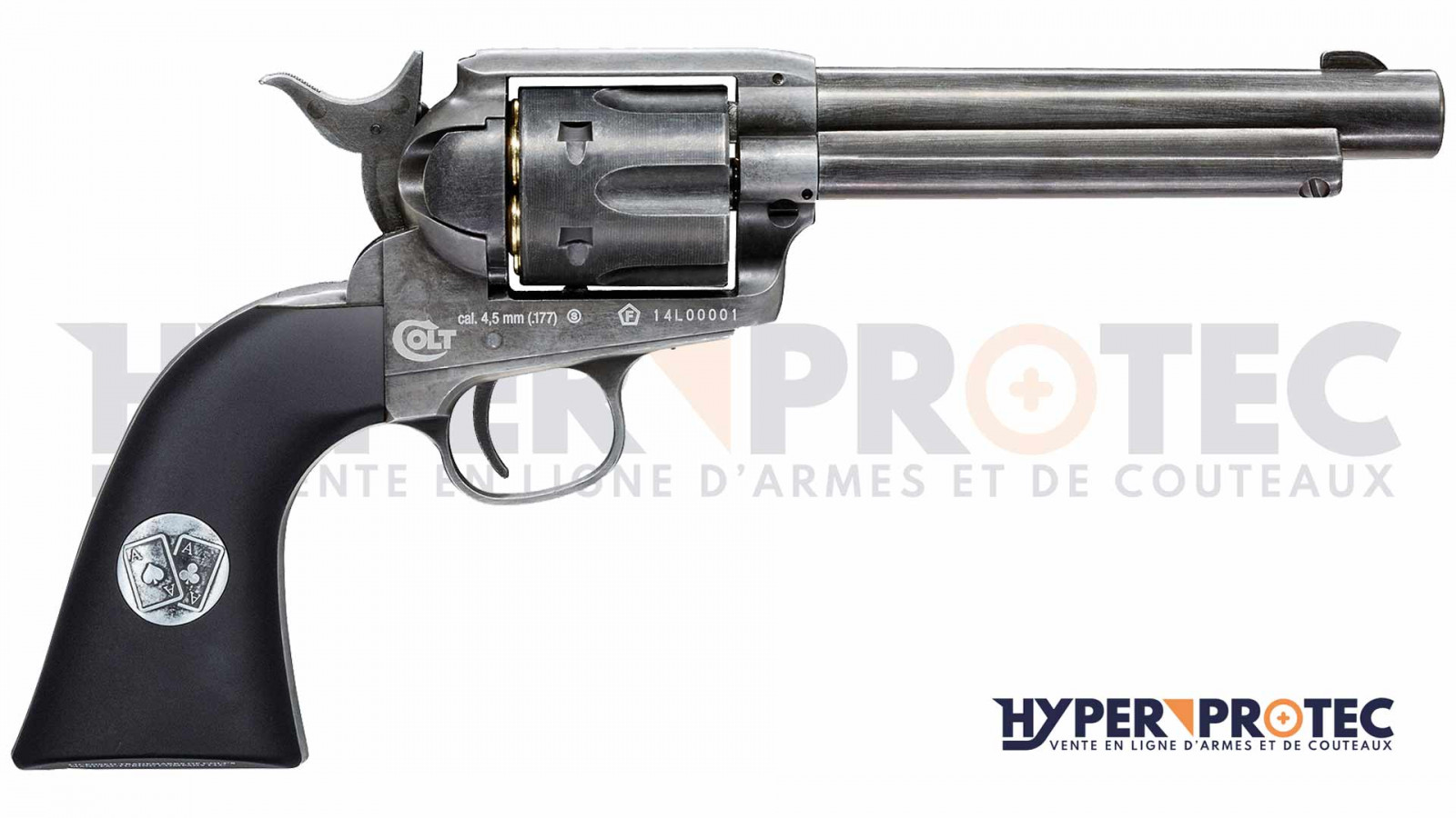 [ediție limitată] colt saa double aces duel set - revolver cu alice