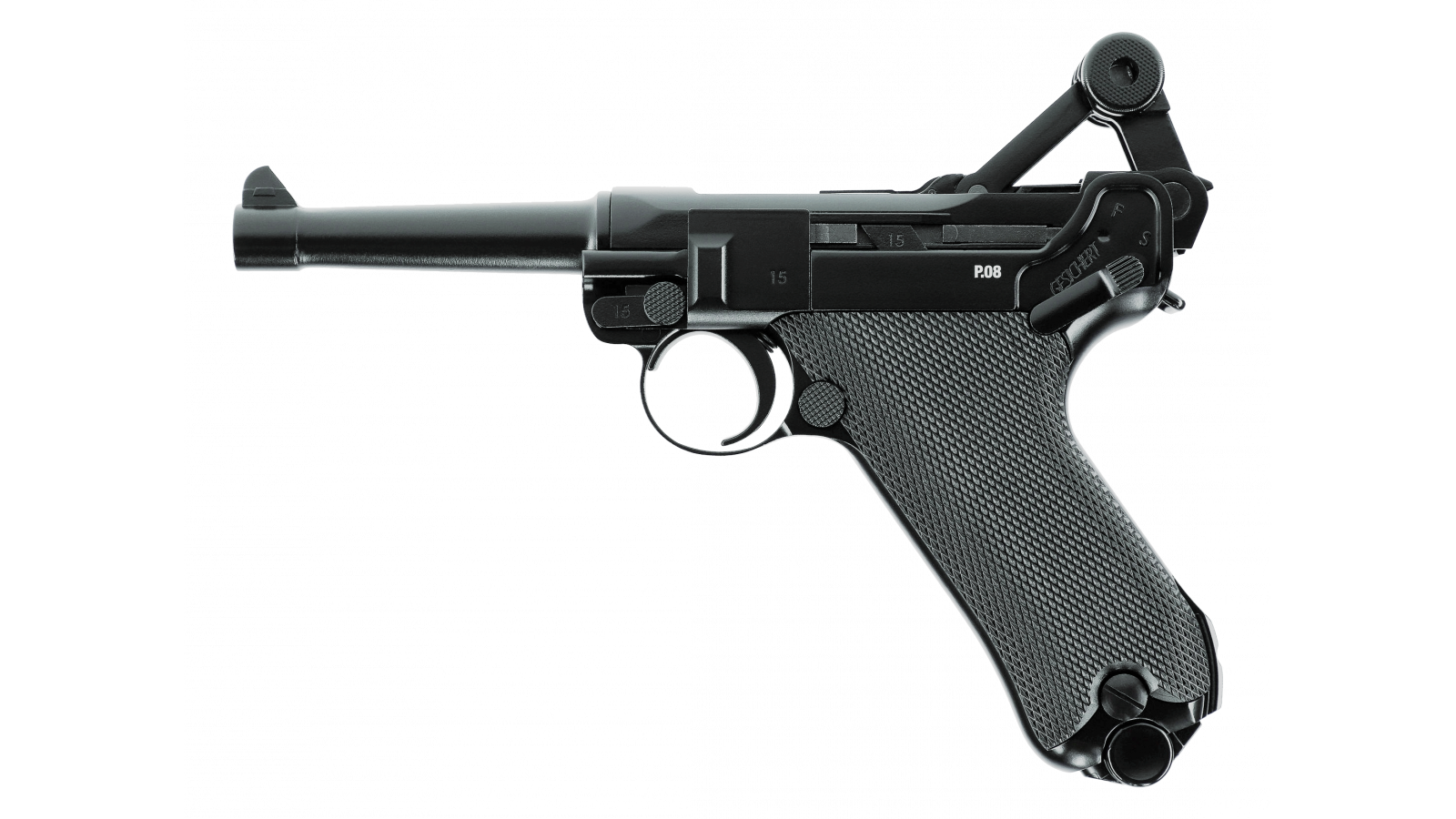 Пистолет със стоманени сачми Legends P08 Blowback