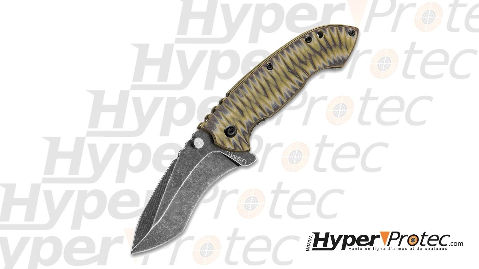 Cuțit de buzunar United Cutlery USMC G10 cu deschidere asistată