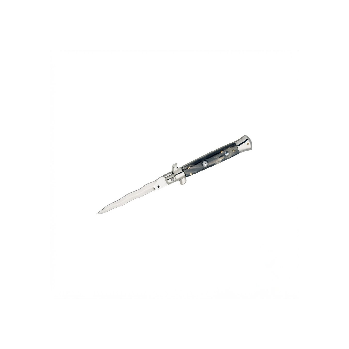Automatisk kniv med kriss-blad – 12 cm Automatisk kniv med kriss-blad – 12 cm