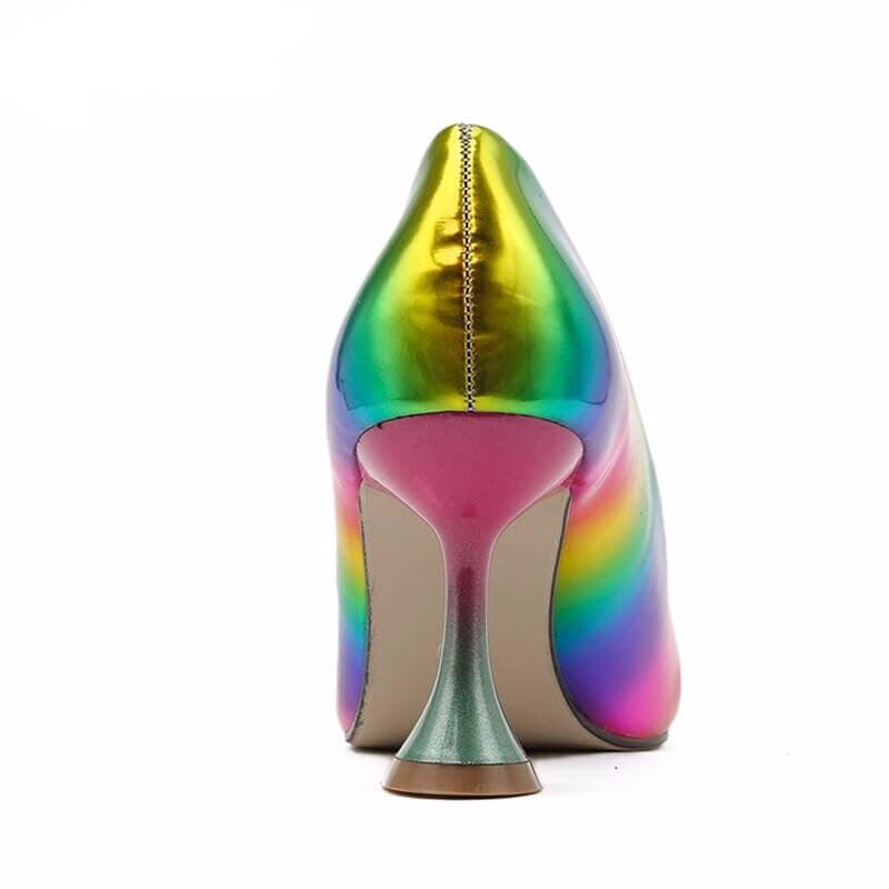 Rainbow Curve Klassieke LGBT pumps