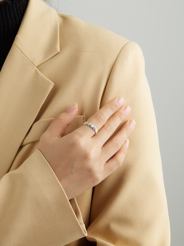 LGBT Pastel Ring (Zilver)