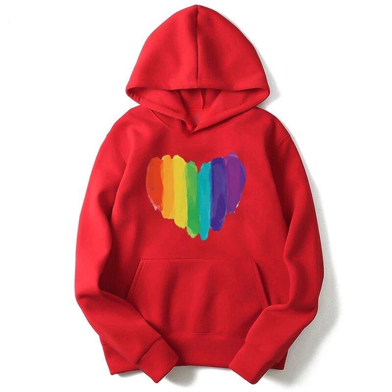 Coeur Rouge regenboogtrui