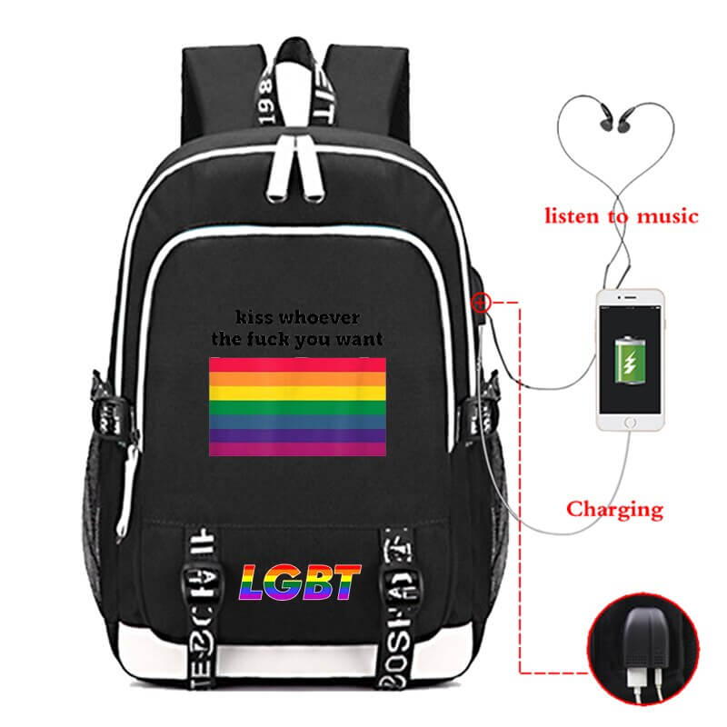 Kiss Whoever LGBT bag