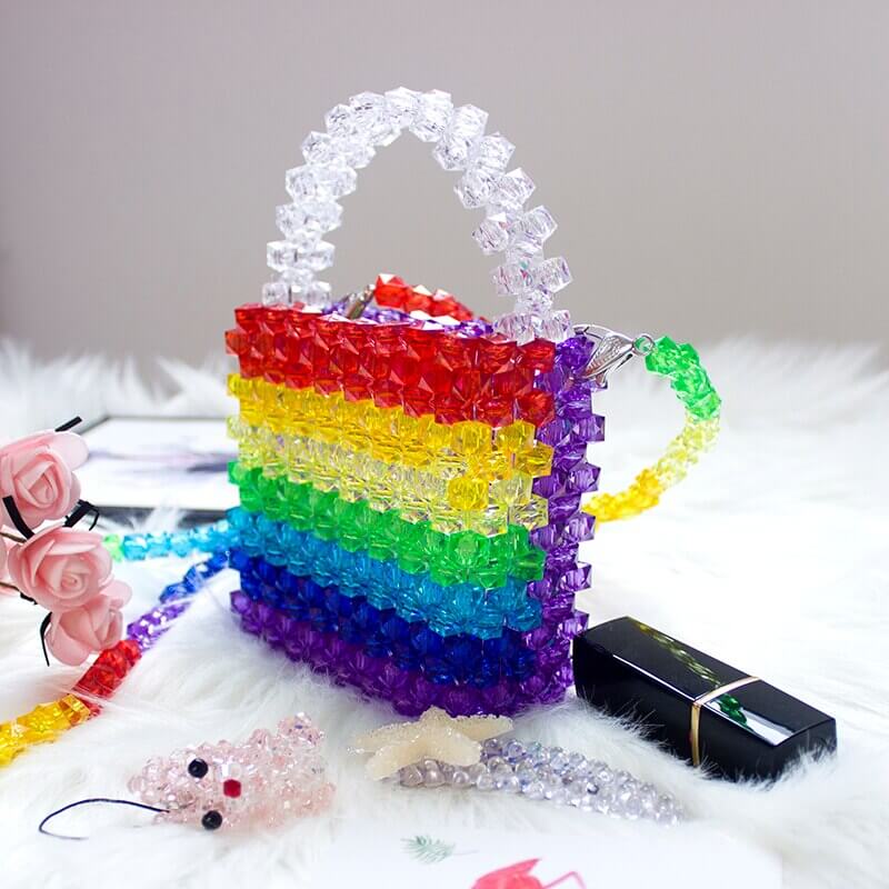 Regenboogparels LGBT tas