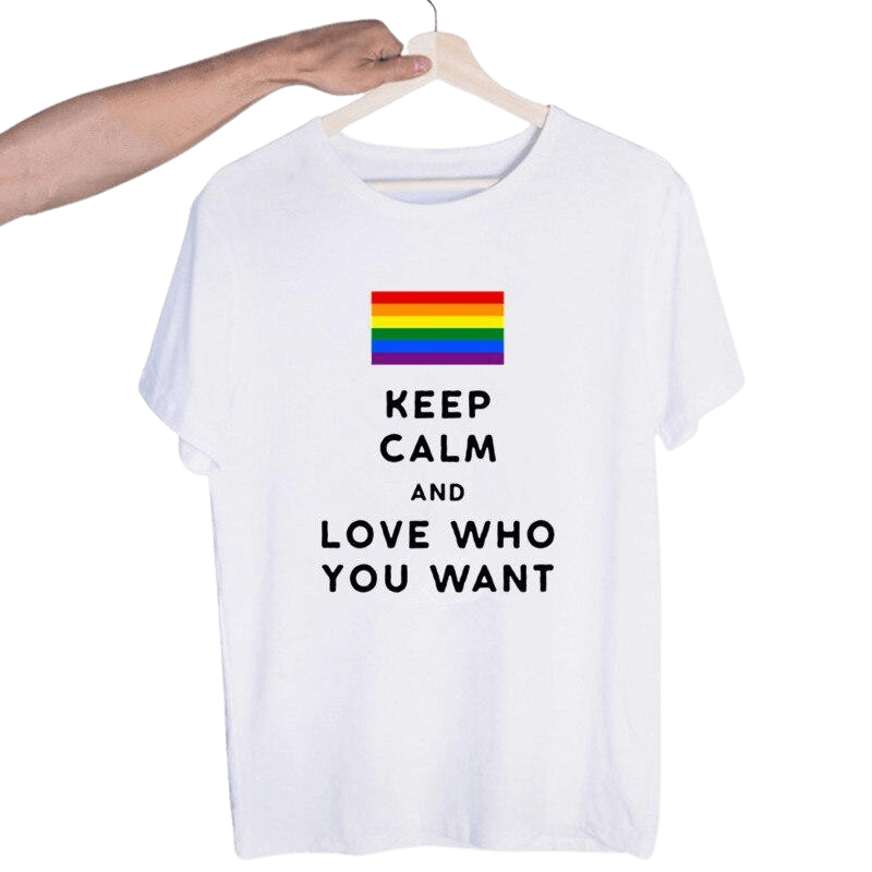 LGBT hou je rustig T shirt