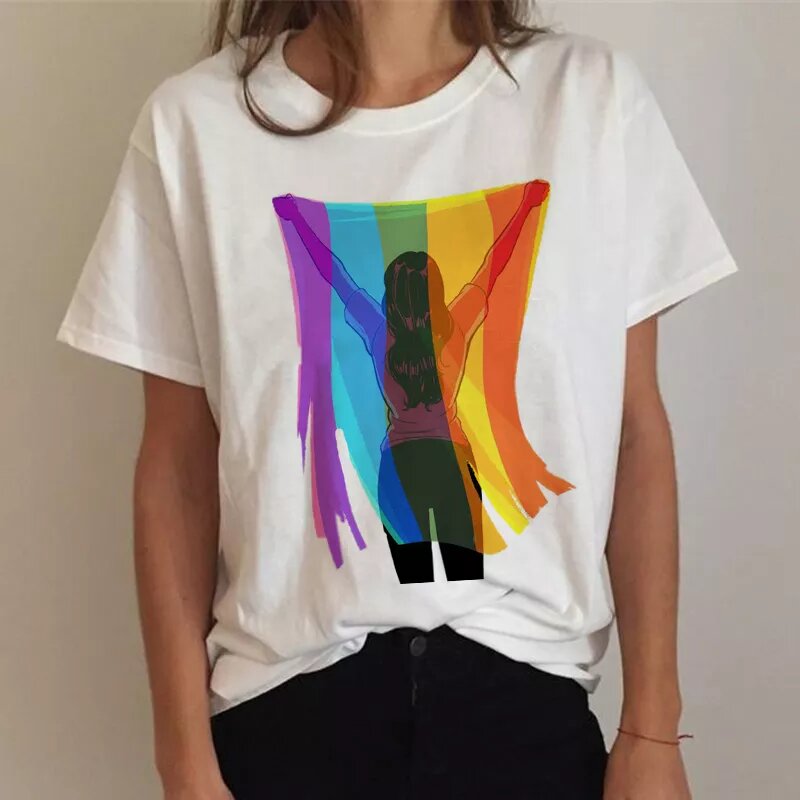 LGBT T shirt Kleurrijke gemeenschap