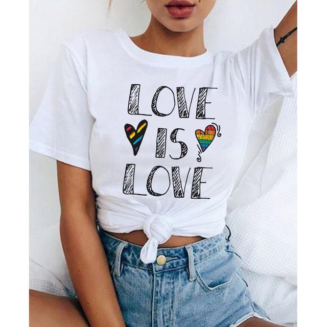 T-shirt liefde is liefde LGBT