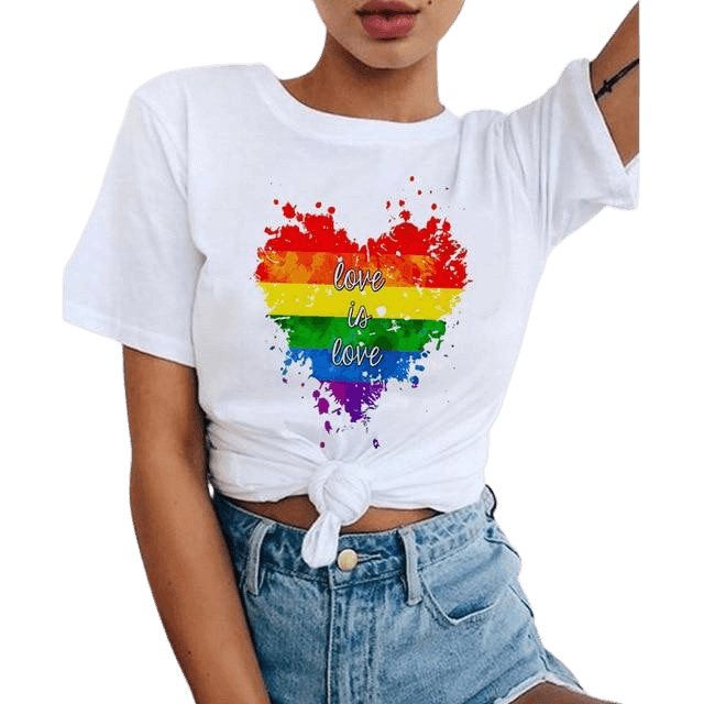 LGBT hart T-shirt