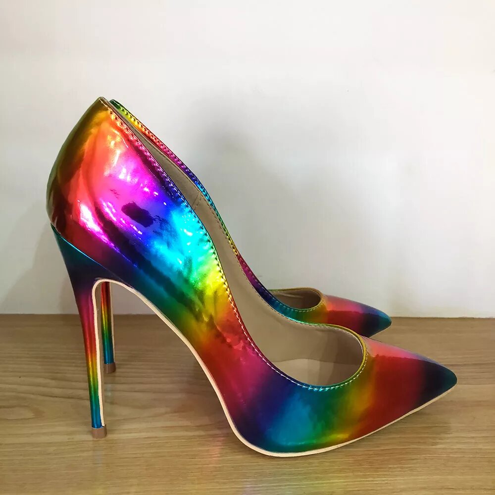 Klassieke regenboog LGBT pumps