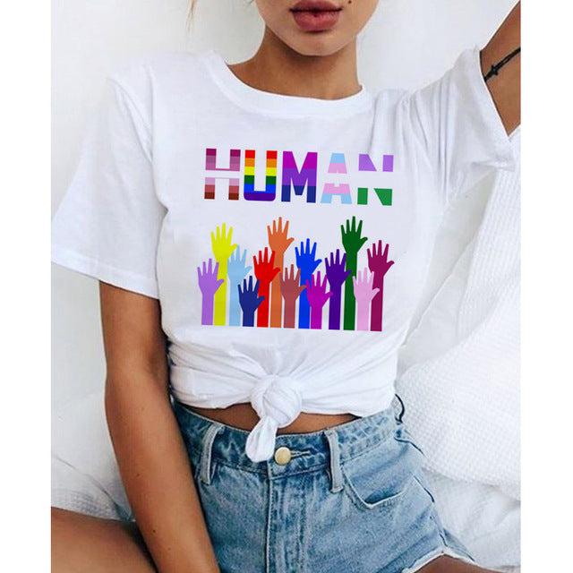 LGBT hand t-shirt