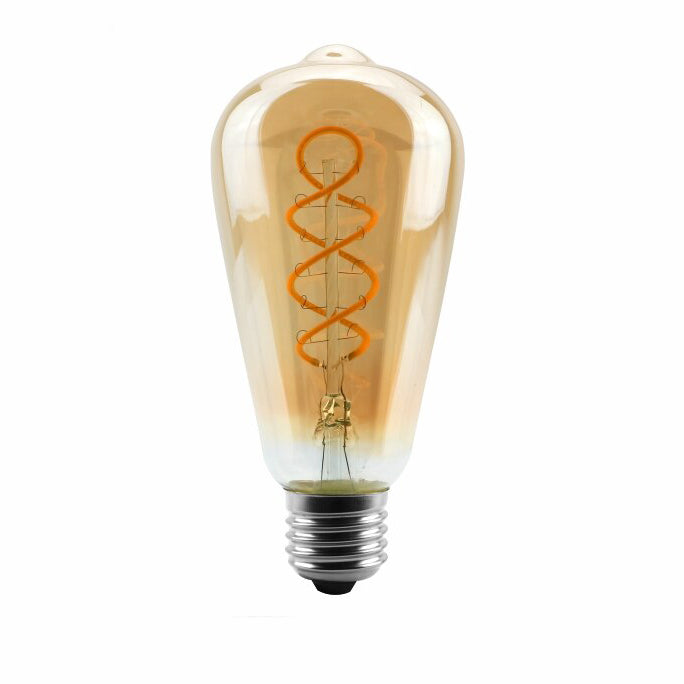 Bec cu filament Led t45 – soclu e27 (ambra)