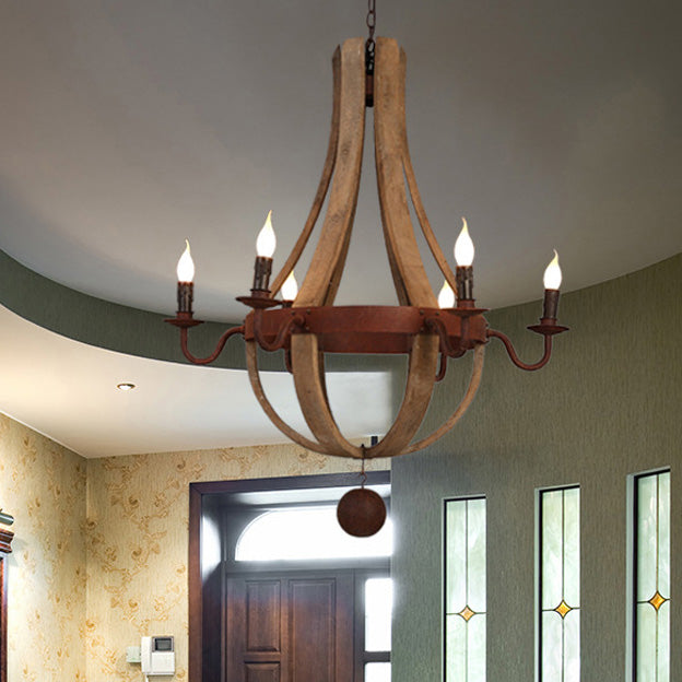 Candelabru din lemn și metal – legno