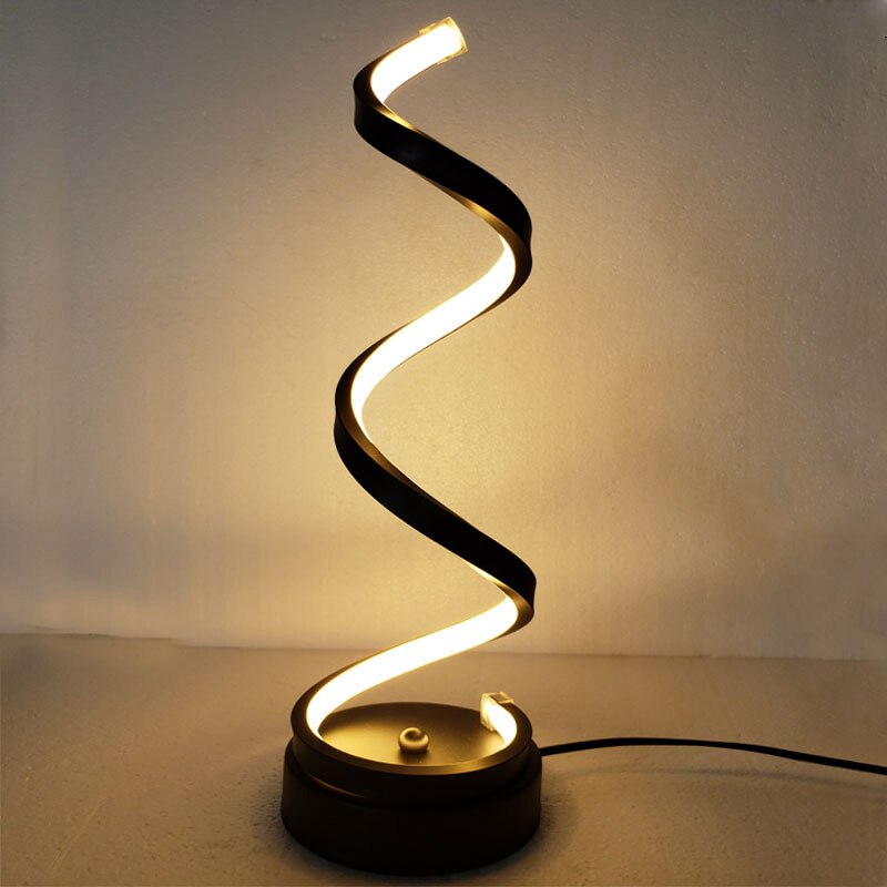 Nočná lampa Spirala