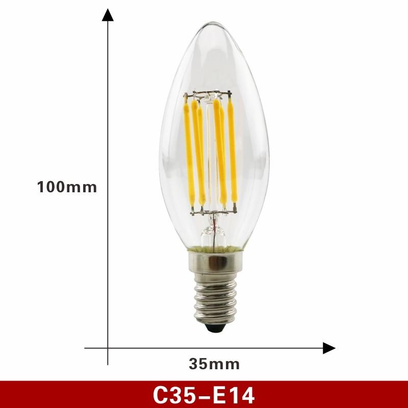 Glödlampa c35 e14