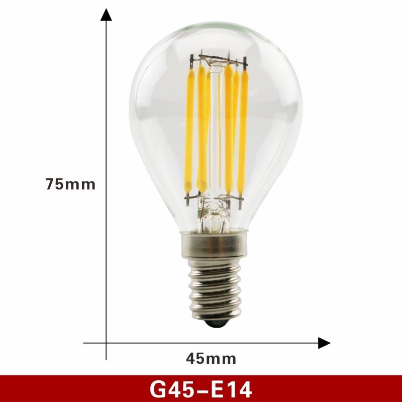 Glödlampa g45 e14