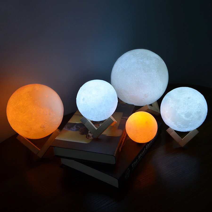 Nočná lampa Astro moon