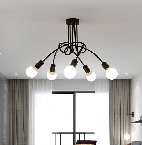 Candelabru modern cu design negru - braccio