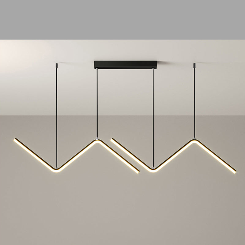 Moderný minimalistický luster – virgola