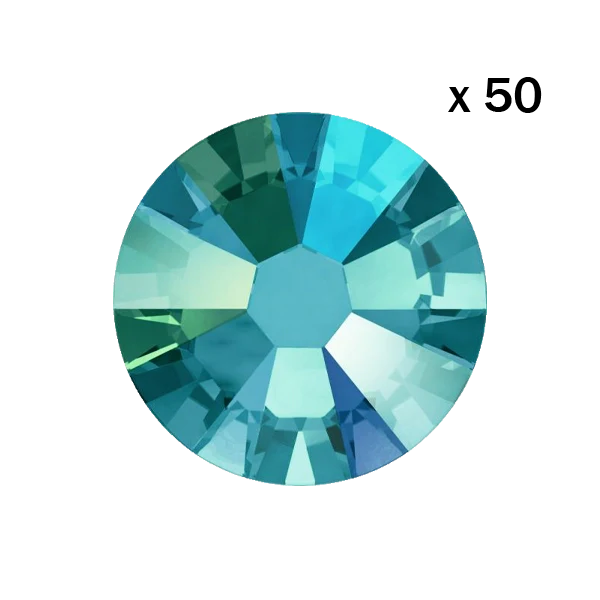 Strasuri dentare Swarovski Blue Zircon Shimmer