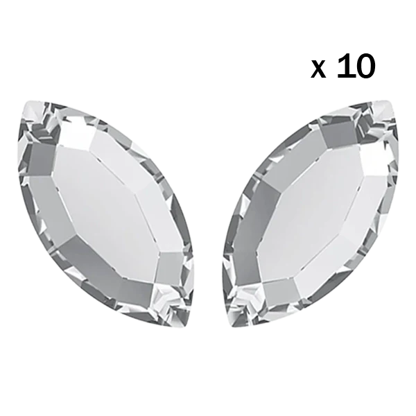 Strasuri dentare Navette Crystal Swarovski