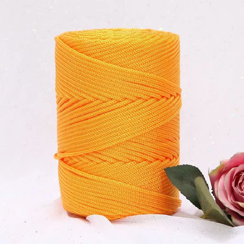 Hilo de nylon para macramé 3mm por 200m color naranja