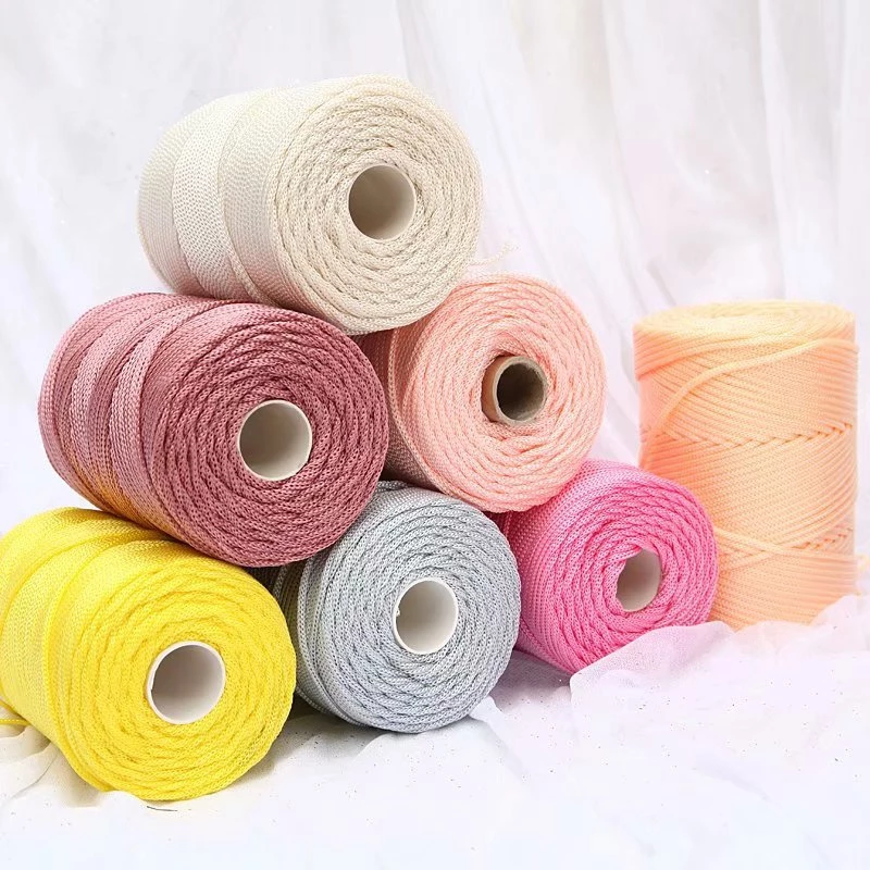 Hilo de nylon para macramé 3mm por 200m color blanco