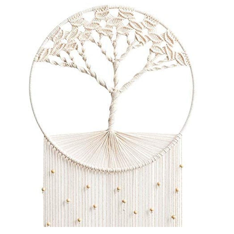 Atrapasueños árbol de la vida de macramé