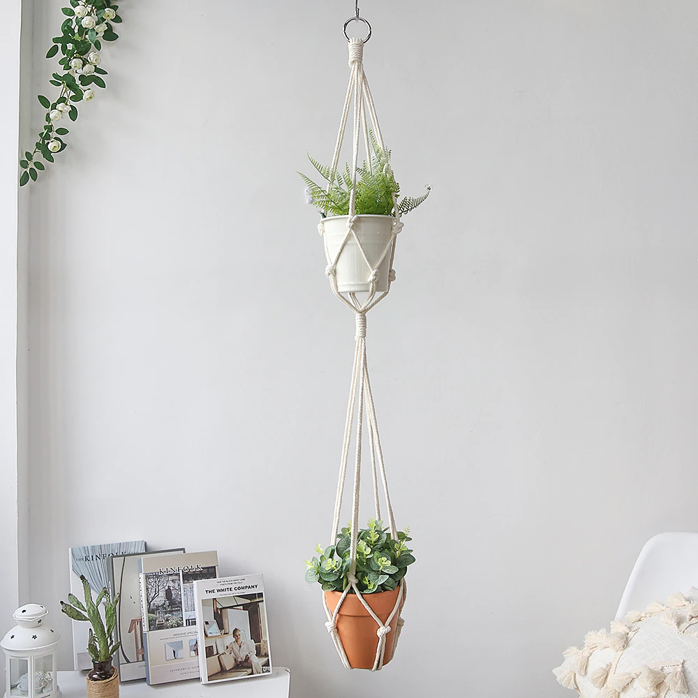 Macramé para planta colgante