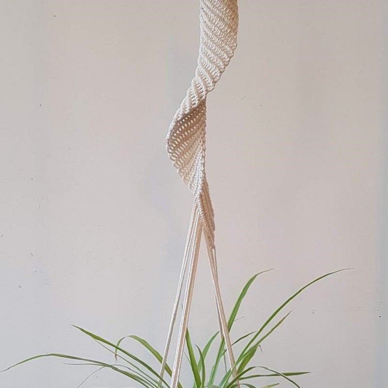 Macramé suspensión vegetal