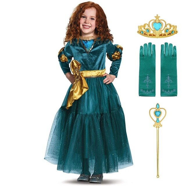 Merida prinsessklänning