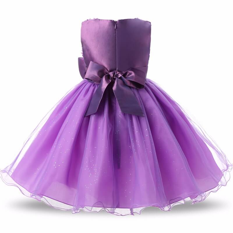 Rochie de prințesă violet pentru fete