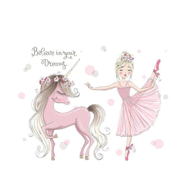 Dormitor unicorn autocolant