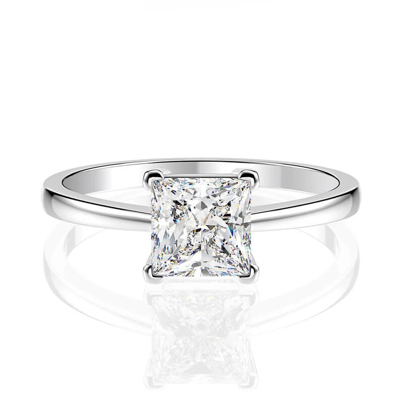 Solitaire prinsessdiamantring