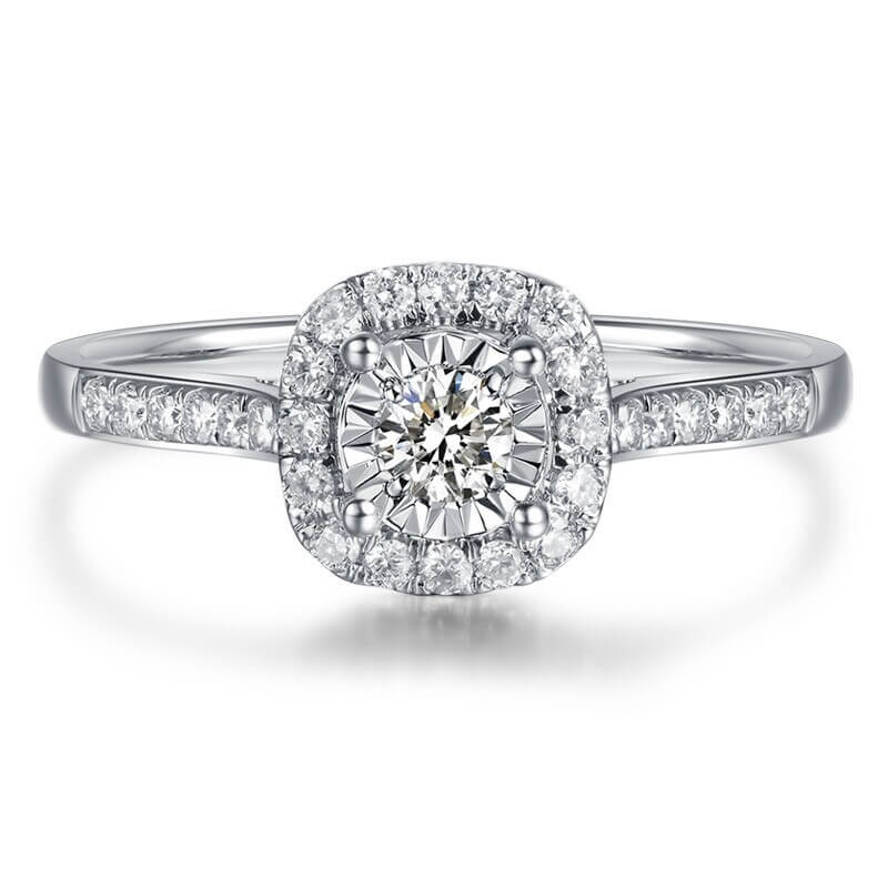 Solitaire prinsessring