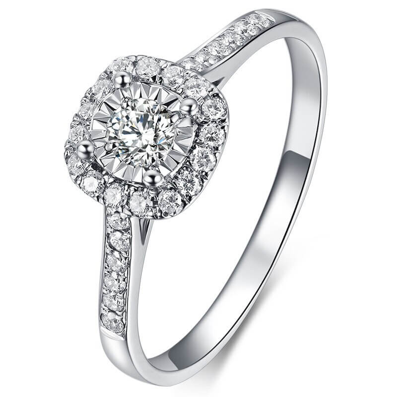 Solitaire prinsessring