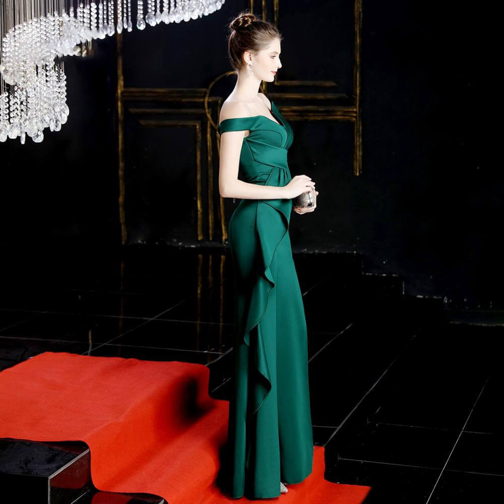 Rochie de bal verde