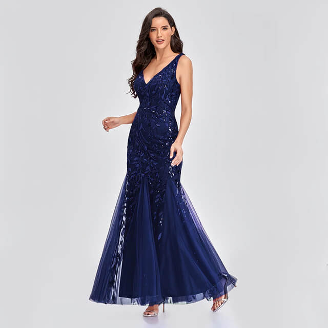 Rochie de bal albastru regal